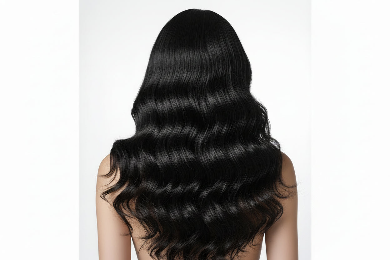 22 Inch Full Volume (Tape) Hair Extensions #1 Black